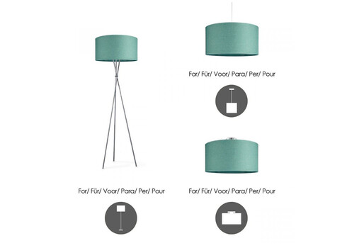 Lambivari CANVAS türkiis, D40xH22 cm