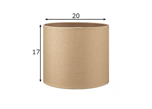 Lambivari CANVAS helepruun, D20xH17 cm