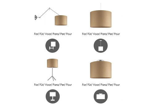 Lambivari CANVAS helepruun, D30xH20 cm