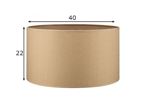 Lambivari CANVAS helepruun, D40xH22 cm