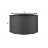 Lambivari CANVAS hall, D40xH22 cm