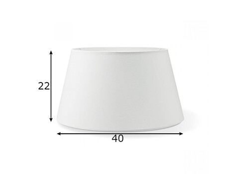 Lambivari LARGO valge, D40xH22 cm