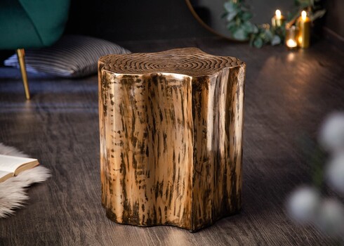 Abilaud ORGANIC ORIENT kuldne, 37-44x44xH47 cm