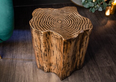 Abilaud ORGANIC ORIENT kuldne, 37-44x44xH47 cm