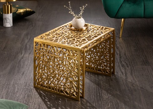 Diivanilaudade komplekt ABSTRACT kuldne