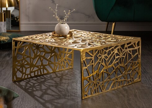 Diivanilaud ABSTRACT kuldne, 60x60xH31 cm