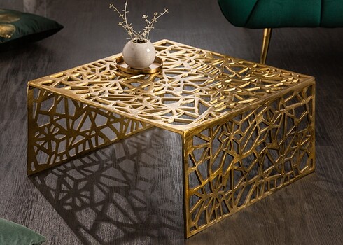 Diivanilaud ABSTRACT kuldne, 60x60xH31 cm