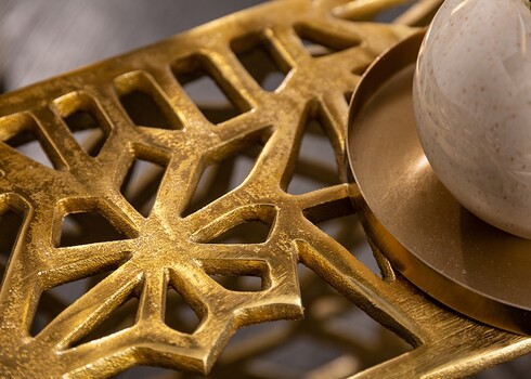 Diivanilaud ABSTRACT kuldne, 60x60xH31 cm