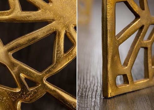 Diivanilaud ABSTRACT kuldne, 60x60xH31 cm