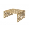 Diivanilaud ABSTRACT kuldne, 60x60xH31 cm