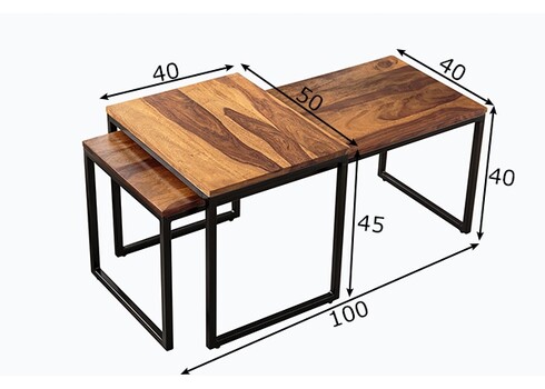 Diivanilaudade komplekt ELEMENTS sheesham