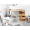 Kirjutuslaud STUDIO tamm / must, 160x49xH77 cm