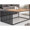 Diivanilaud ARCHITECTURE tamm / must, 100x55xH40 cm