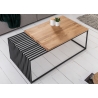 Diivanilaud ARCHITECTURE tamm / must, 100x55xH40 cm