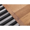 Diivanilaud ARCHITECTURE tamm / must, 100x55xH40 cm