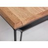 Diivanilaud ARCHITECTURE tamm / must, 110x55xH40 cm
