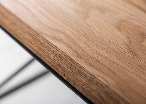 Diivanilaud ARCHITECTURE tamm / must, 110x55xH40 cm