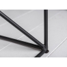 Diivanilaud ARCHITECTURE tamm / must, 110x55xH40 cm