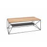 Diivanilaud ARCHITECTURE tamm / must, 110x55xH40 cm