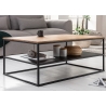 Diivanilaud APARTMENT tamm / must, 95x55xH40 cm