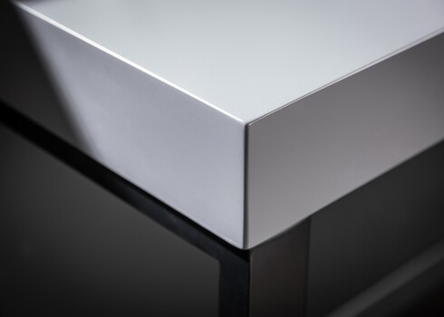 Kirjutuslaud VISION hall läige, 120x40xH75 cm