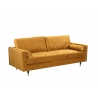 Diivan VELVET sinepikollane, 225x95xH90 cm