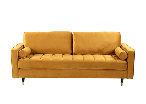 Diivan VELVET sinepikollane, 225x95xH90 cm