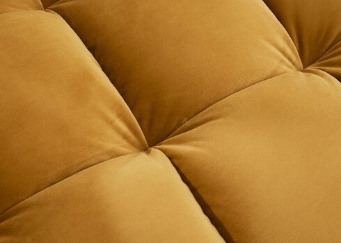 Diivan VELVET sinepikollane, 225x95xH90 cm