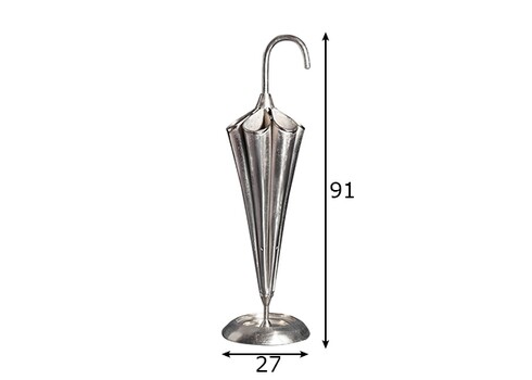 Vihmavarjuhoidja UMBRELLA hõbedane, D27xH91 cm