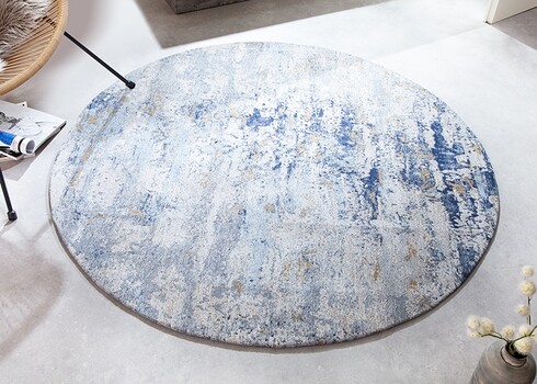 Vaip MODERN ART sinine / beež, D150 cm