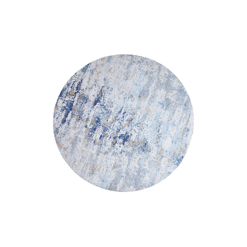 Vaip MODERN ART sinine / beež, D150 cm