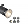 Kohtvalgusti CILINDRO must, D14xH9,5 cm, LED