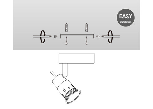 Kohtvalgusti CILINDRO must, D14xH9,5 cm, LED