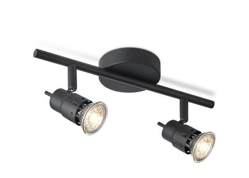 Kohtvalgusti CILINDRO must, 32xH15,5 cm, LED