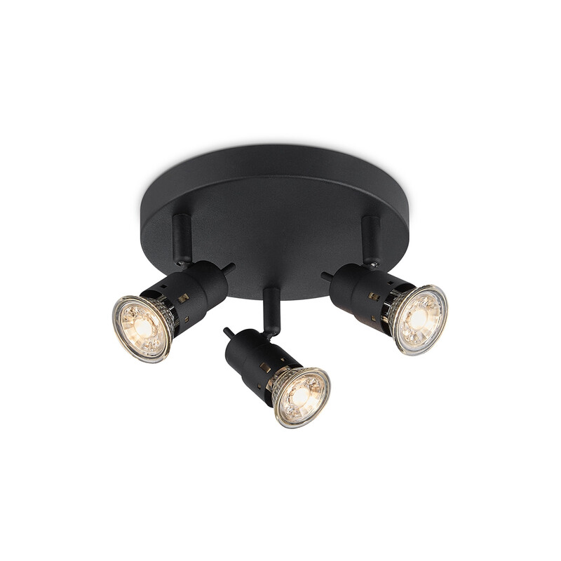 Kohtvalgusti CILINDRO must, D19xH14 cm, LED