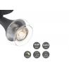 Kohtvalgusti VAYA must, D9xH16,5 cm, LED