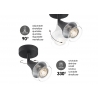 Kohtvalgusti VAYA must, D9xH16,5 cm, LED