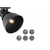 Kohtvalgusti FAMA must, 9,5x9,5xH21 cm, LED