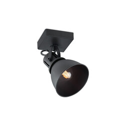 Kohtvalgusti FAMA must, 9,5x9,5xH21 cm, LED