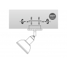 Kohtvalgusti DENVER antiikvask, D10,5xH21 cm, LED