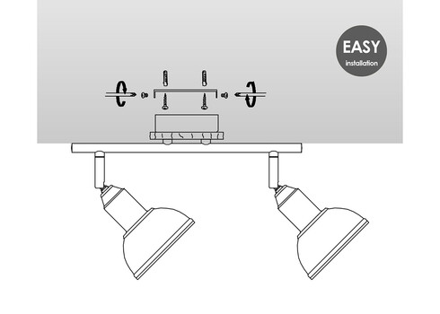 Kohtvalgusti DENVER antiikvask, 33xH24 cm, LED