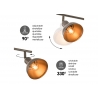 Kohtvalgusti DENVER antiikvask, 58xH24 cm, LED