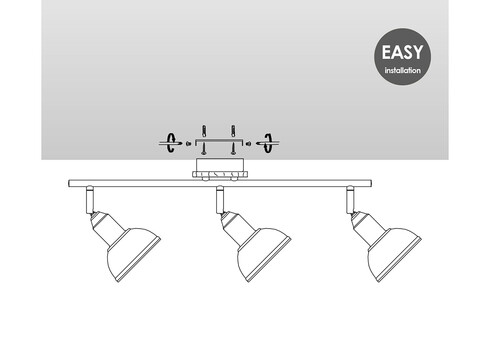 Kohtvalgusti DENVER antiikvask, 58xH24 cm, LED