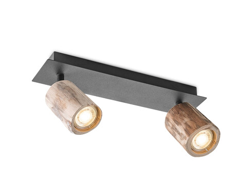 Kohtvalgusti WOOD puit / must, 33xH14,5 cm, LED