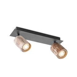 Kohtvalgusti WOOD puit / must, 33xH14,5 cm, LED