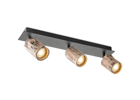 Kohtvalgusti WOOD puit / must, 45,5xH14,5 cm, LED