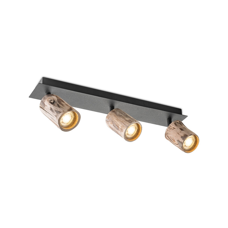 Kohtvalgusti WOOD puit / must, 45,5xH14,5 cm, LED