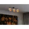 Kohtvalgusti RATAN beež / must, 48xH22,5 cm, LED