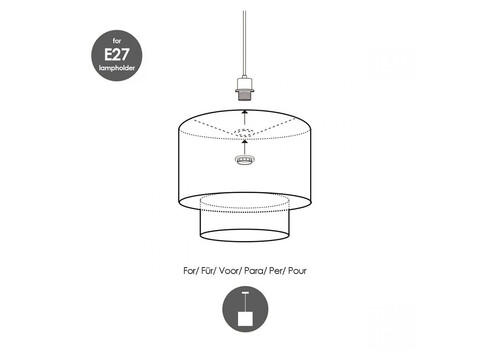 Lambivari LINNEN beež, D33xH25 cm