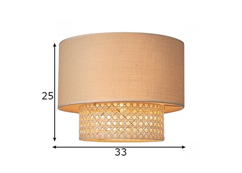 Lambivari LINNEN beež, D33xH25 cm